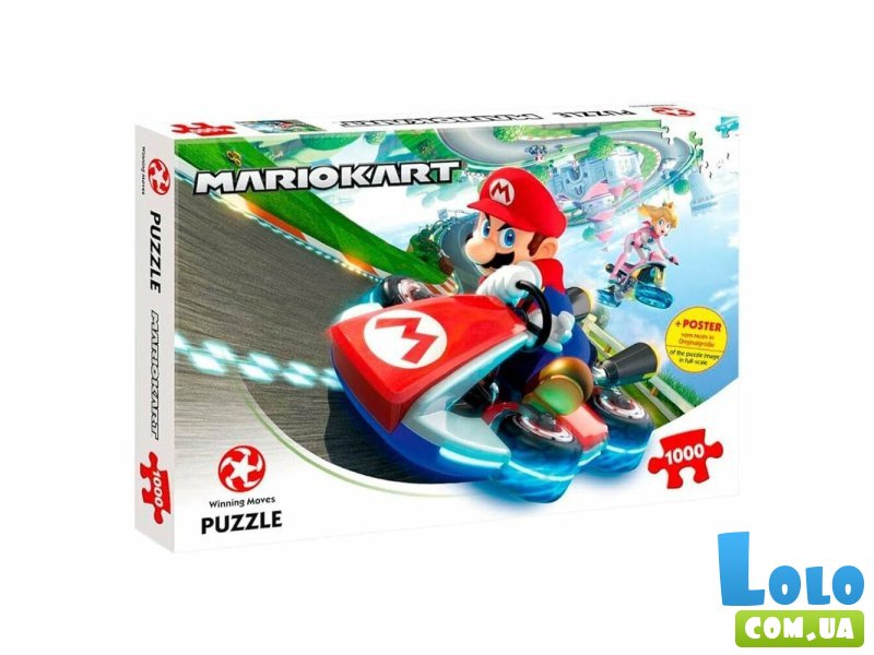 Пазл Super Mario Kart - Funracer, Winning Moves, 1000 эл.