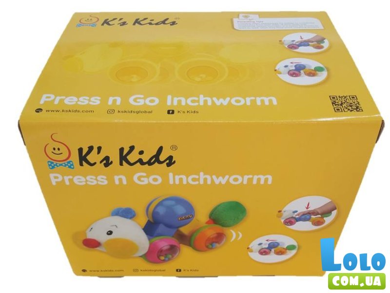 Погремушка Убегающая Гусеничка, K`s Kids