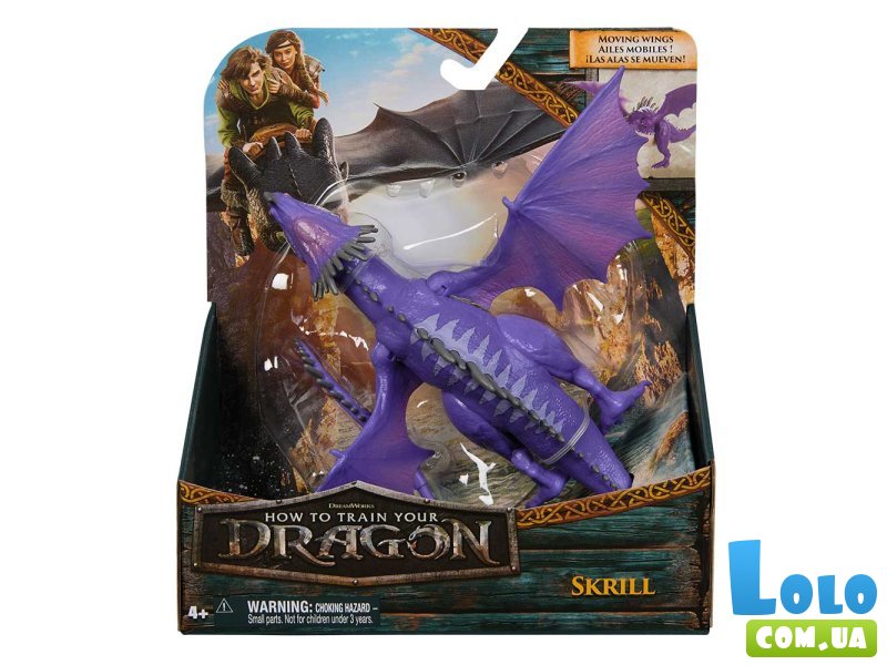 Фигурка дракона Скрилла с механической функцией, Spin Master