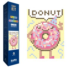 Картина по номерам с наклейками Пончик, Умняшка (33х48 см)