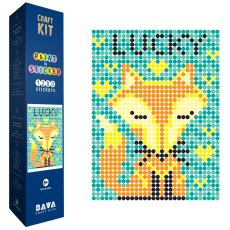 Картина по номерам с наклейками Лисичка, Умняшка (33х48 см)