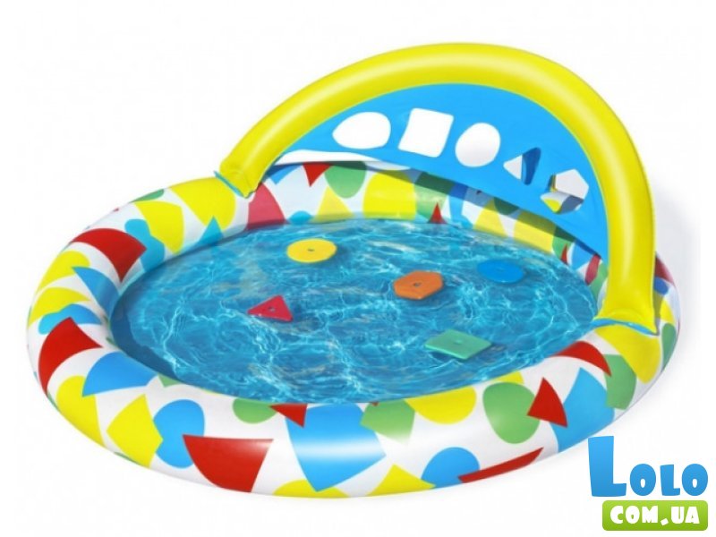 Бассейн детский надувной Плескайся и учись, Bestway