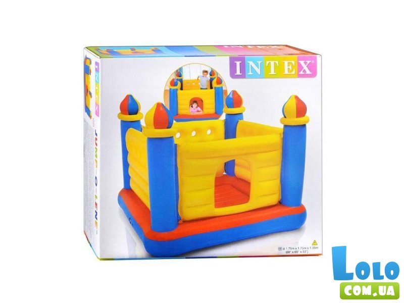 Детский надувной батут Замок, Intex