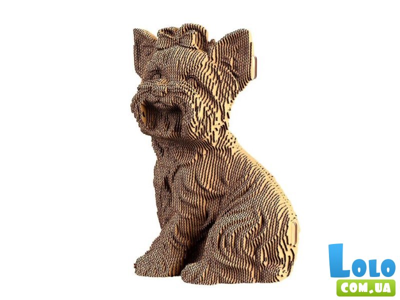 Картонный 3D пазл Йоркширский терьер, Cartonic, 126 эл.