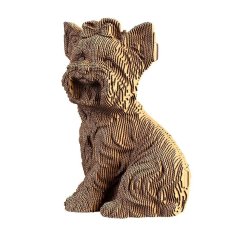 Картонный 3D пазл Йоркширский терьер, Cartonic, 126 эл.