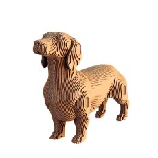 Картонный 3D пазл Такса, Cartonic, 72 эл.