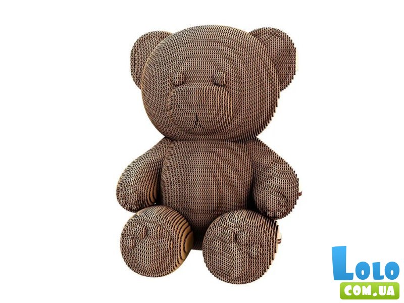 Картонный 3D пазл Мишка, Cartonic, 61 эл.