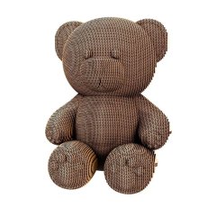 Картонный 3D пазл Мишка, Cartonic, 61 эл.