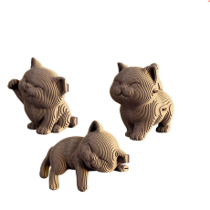 Картонный 3D пазл Котята, Cartonic, 254 эл.