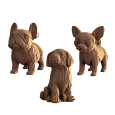 Картонный 3D пазл Щенки, Cartonic, 227 эл.