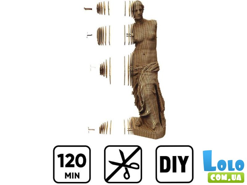 Картонный 3D пазл Venus De Milo, Cartonic, 174 эл.