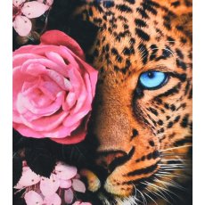 Алмазная мозаика Взгляд через цветочную вуаль, Strateg (30х40 см)