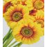 Алмазная мозаика Солнечные цветы, Strateg (30х40 см)
