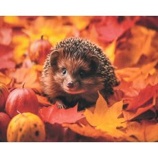 Алмазная мозаика Осень в колючках, Strateg (40х50 см)