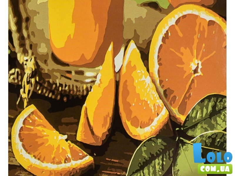 Картина по номерам Цитрусовое настроение, Strateg (30х40 см)