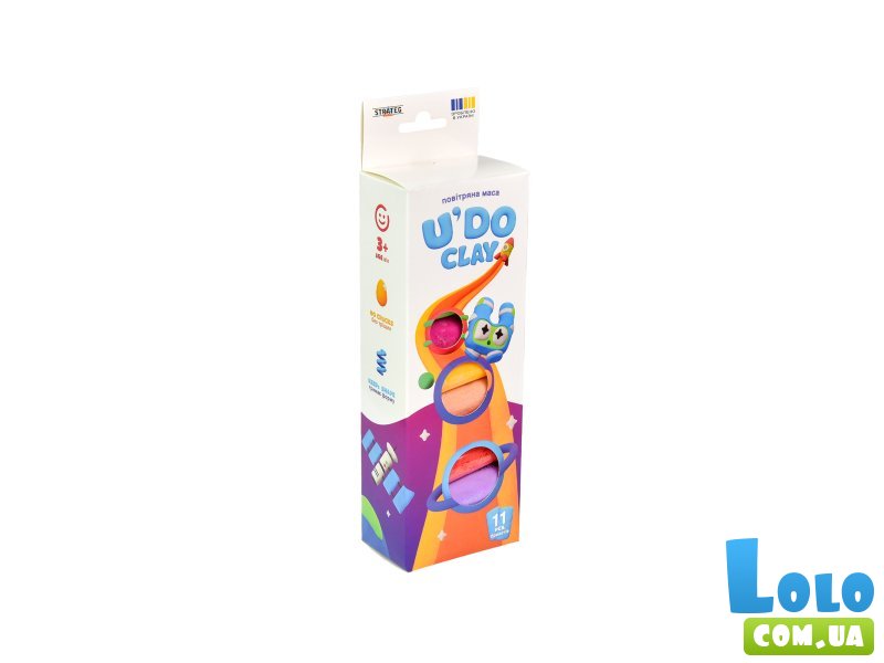 Набор для творчества U'DO Clay, Strateg (11 шт.)