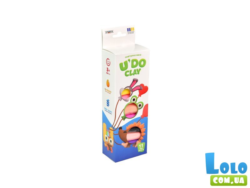 Набор для творчества U'DO Clay, Strateg (11 шт.)