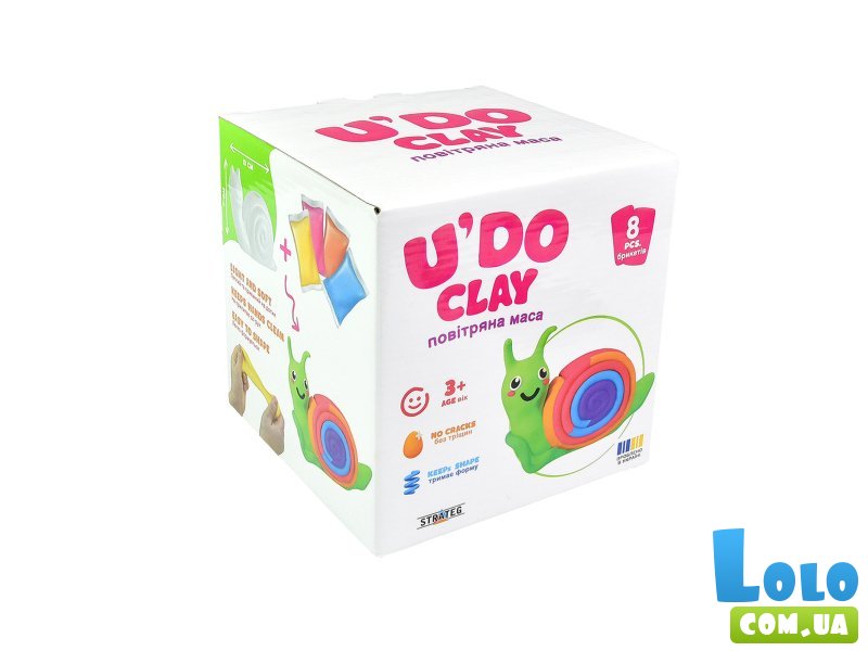 Набор для творчества Лепка. Улитка U'DO Clay, Strateg