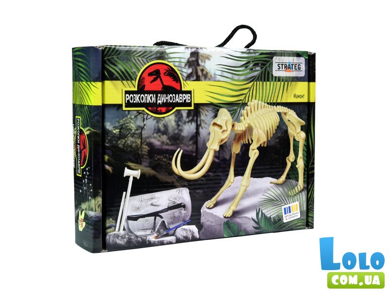 Набор для творчества Раскопки динозавров. Мамонт, Strateg