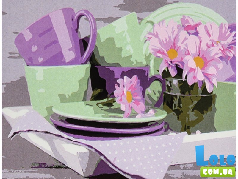 Картина по номерам Теплый покой, Strateg (30х40 см)