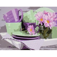 Картина по номерам Теплый покой, Strateg (30х40 см)