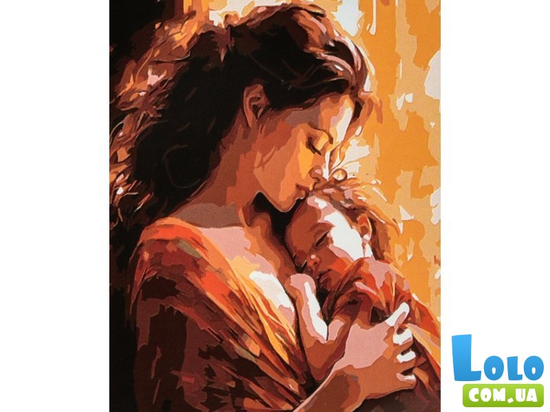 Картина по номерам Мамочка, Strateg (30х40 см)