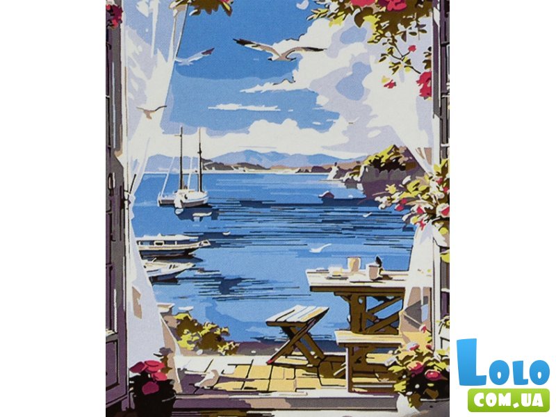 Картина по номерам Теплое утро, Strateg (30х40 см)