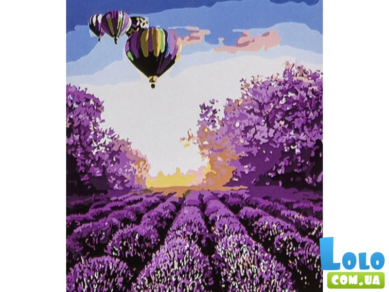 Картина по номерам Лавандовое поле, Strateg (30х40 см)