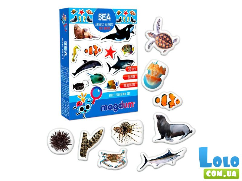 Набор магнитов Морские жители, Magdum