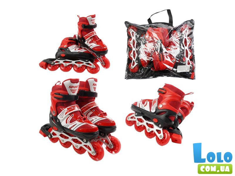 Детские ролики Best Roller, M (34-38), красные