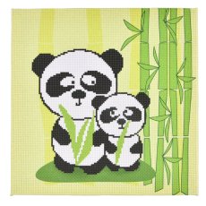 Набор для творчества вышивка крестиком Две пандочки, Strateg