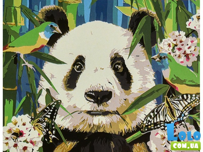 Картина по номерам Милый гигант, Strateg (30х40 см)