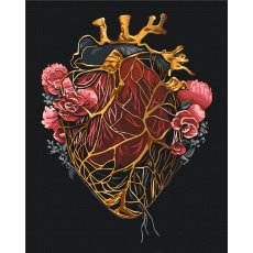 Картина по номерам Пробитая насквозь холодная та сталь © Юлия Ангелюк, Brushme (40х50 см)