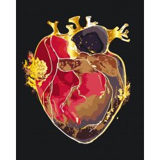 Картина по номерам С любовью к себе © Юлия Ангелюк, Brushme (40х50 см)