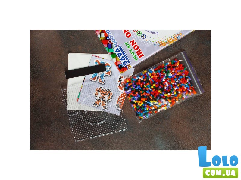 Набор для творчества Магниты из термомозаики Роботы, Умняшка