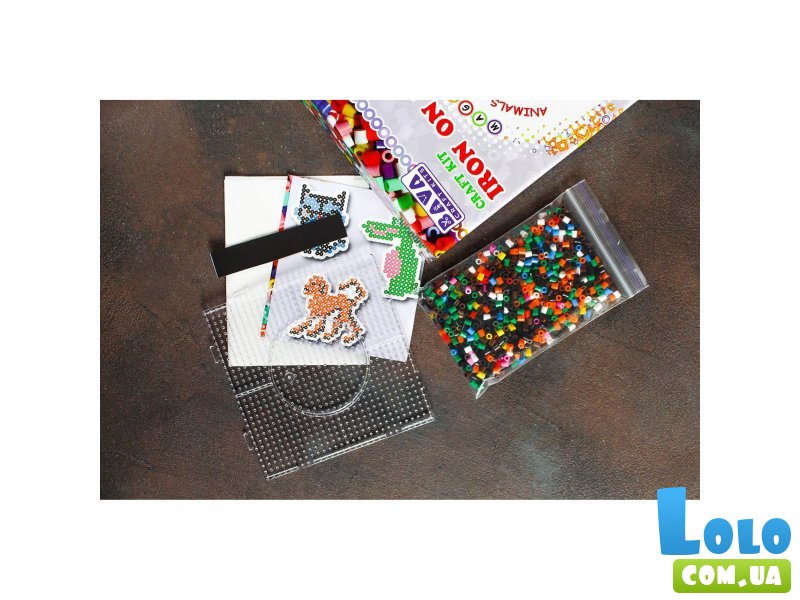 Набор для творчества Магниты из термомозаики Животные, Умняшка