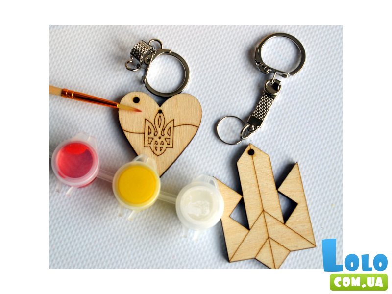 Набор для творчества Роспись по дереву Брелки, Умняшка