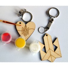 Набор для творчества Роспись по дереву Брелки, Умняшка