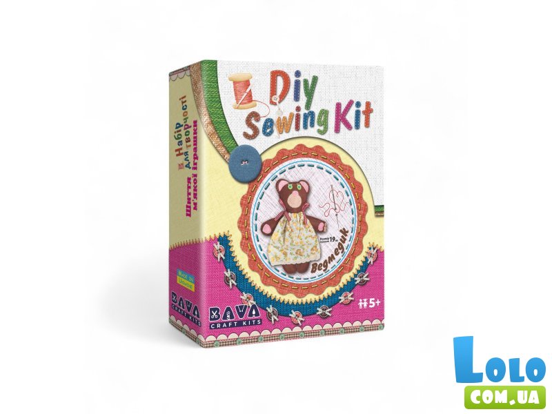 Набор для шитья мягкой игрушки Медвежонок, Умняшка