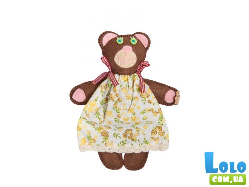 Набор для шитья мягкой игрушки Медвежонок, Умняшка