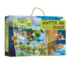 Настольная обучающая игра с наклейками Жизнь на земле, Умняшка