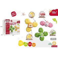 Набор погремушок-спинеров на присосках