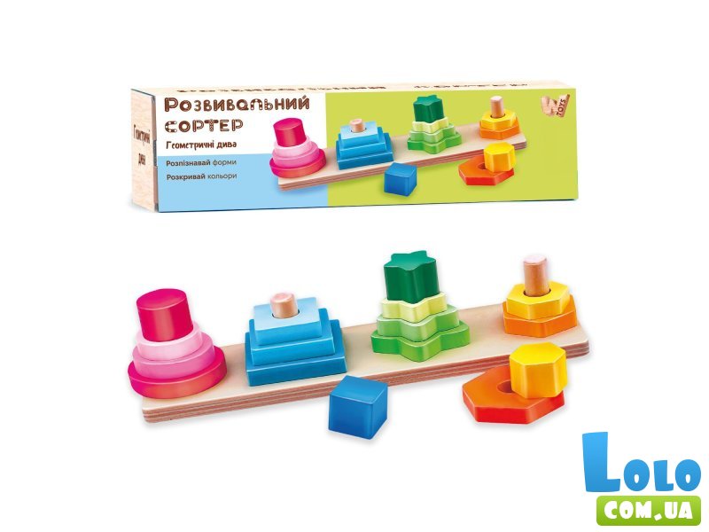 Сортер Геометрические чудеса, WToys