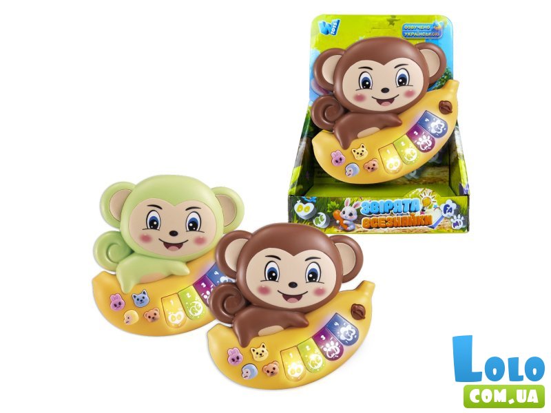 Пианино Обезьянка, WToys (в ассортименте)