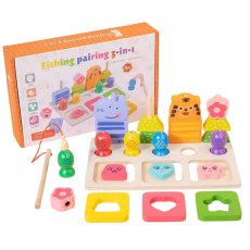 Деревянная логическая игра 3 в 1