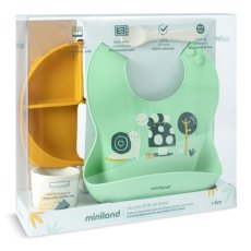 Набор детской силиконовой посуды Garden, Miniland baby