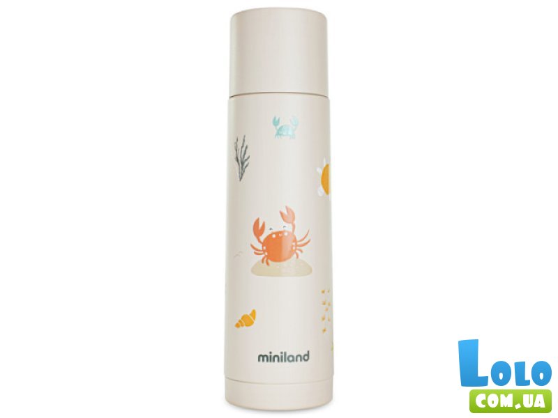 Термос для жидкостей Ocean Crab, Miniland baby (бежевый), 500 мл