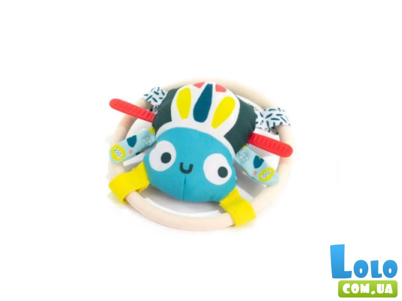 Игрушка-прорезыватель с погремушкой Spider rattle, Miniland baby