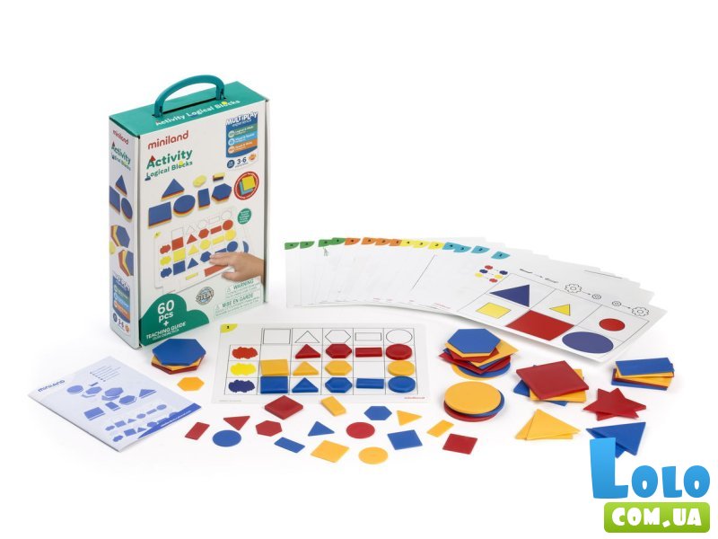 Набор развития логики Activity Logical Blocks, Miniland Educational