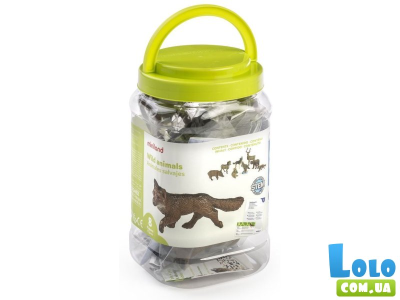 Набор фигурок лесных животных Forest Animals, Miniland Educational